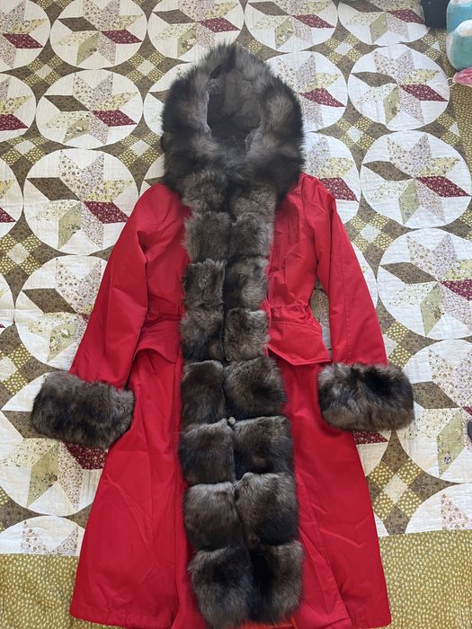 Парка натуральный мех