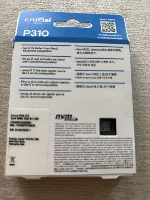 Solid-State Drive (SSD) Crucial P310, 2TB