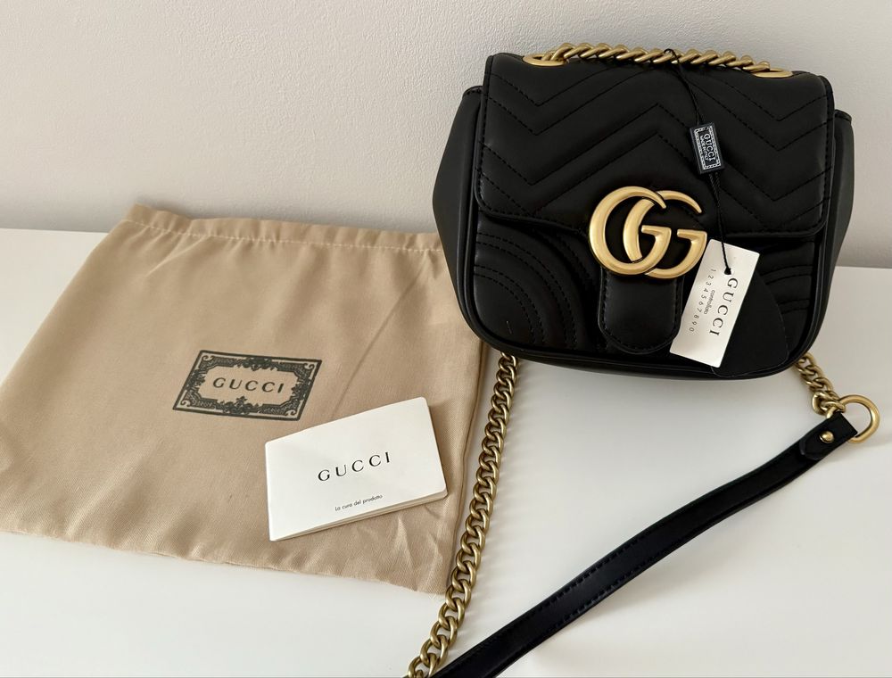 Дамска чанта GUCCI - Естествена кожа