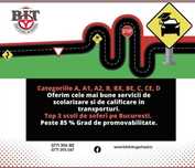 Atestate Uber/Bolt/Taxi/Manager Transport/CPC/CPI si Scoala de Soferi