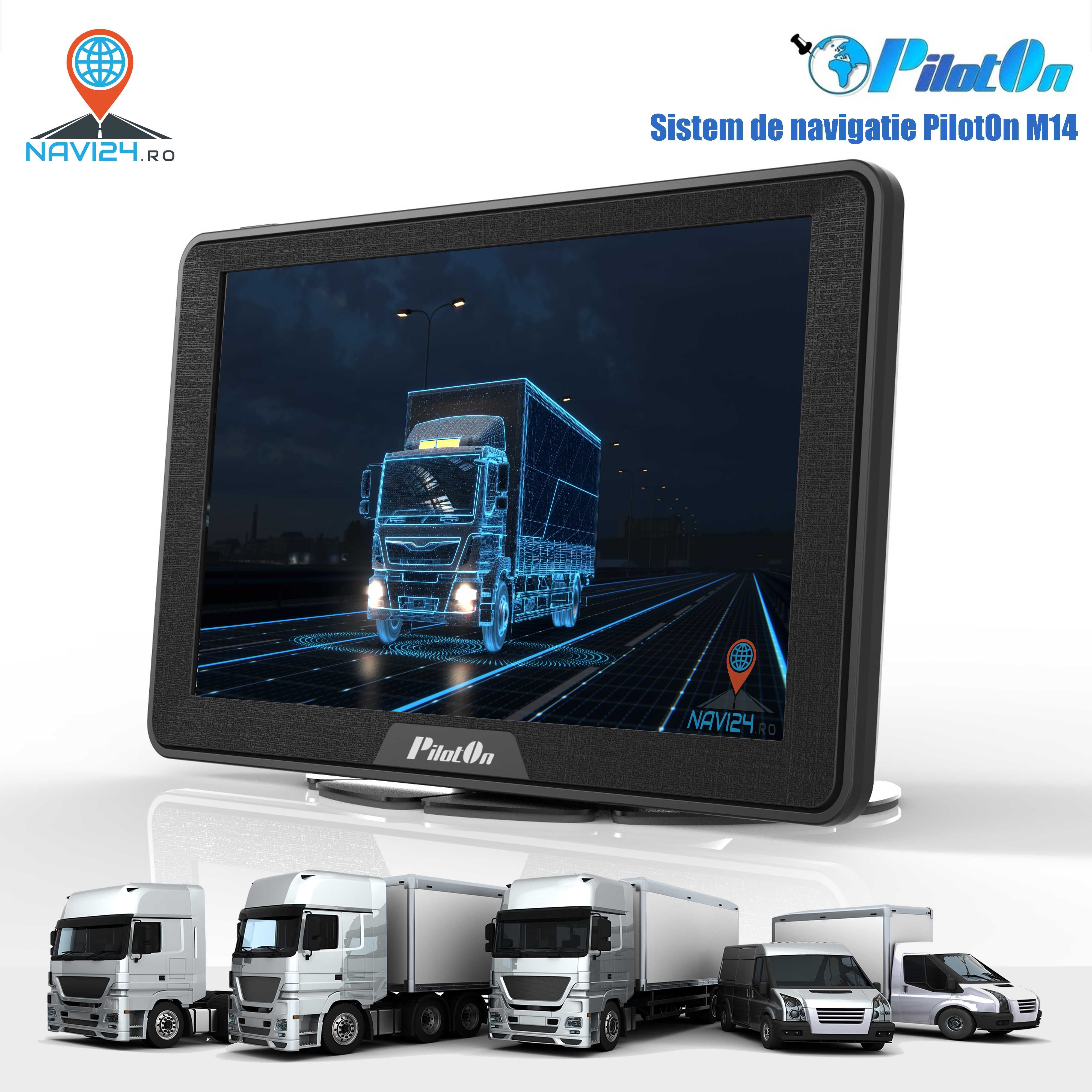 NEW!  Sistem Navigatie GPS  PilotOn M14 Camion  Europa-Truck