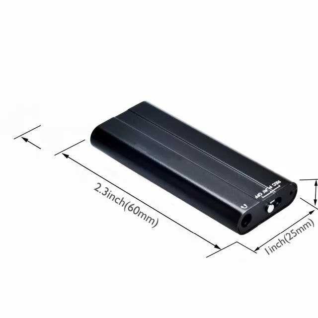 Mini diktofon-Мини диктофон-55 / 60-соатгача тўхтовсиз ёзади 8-гб