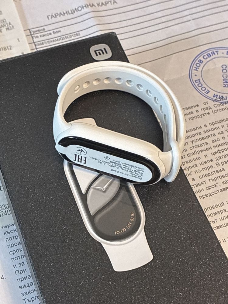 КАТО НОВ Xiaomi Smart Band 10 Гаранция Xiaomi 2027 г. Ceramic