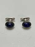 BUTONI ARGINT 925 + Lapis Lazuli - Georg Jensen - Denmark - 1915-1919!