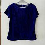Tricou de catifea de designer roman, marimea S