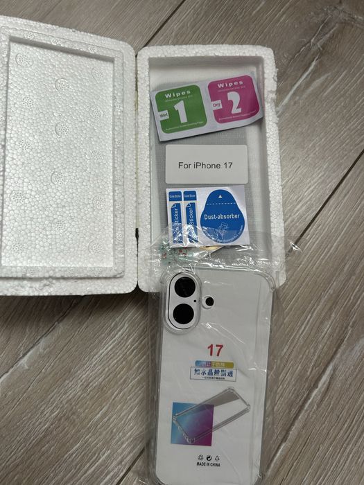 Iphone 17 case+anti spy стъкло