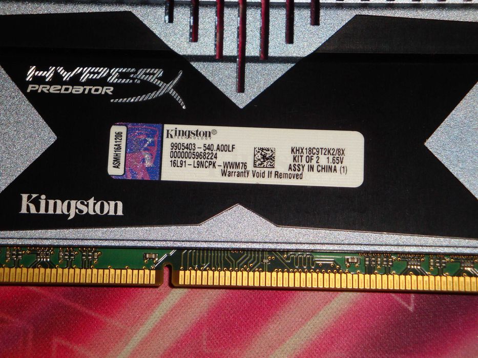 Memorie ram ddr3 kingston hyperX Predator 4GB 1866 Mhz