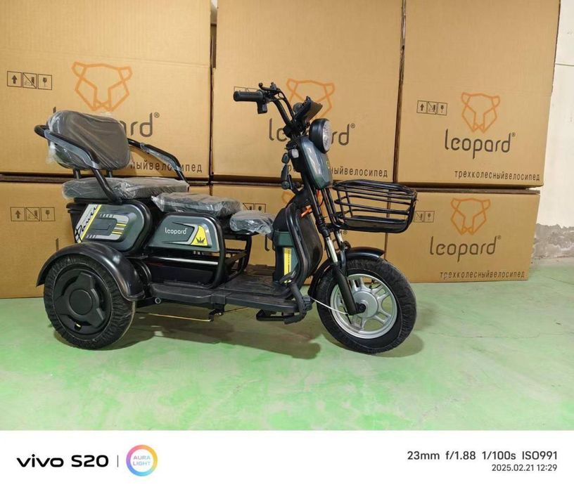 Трицикл электро Leopard новый