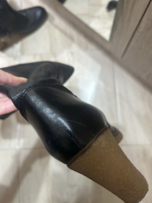 Дамски ботуши естествена кожа Esprit