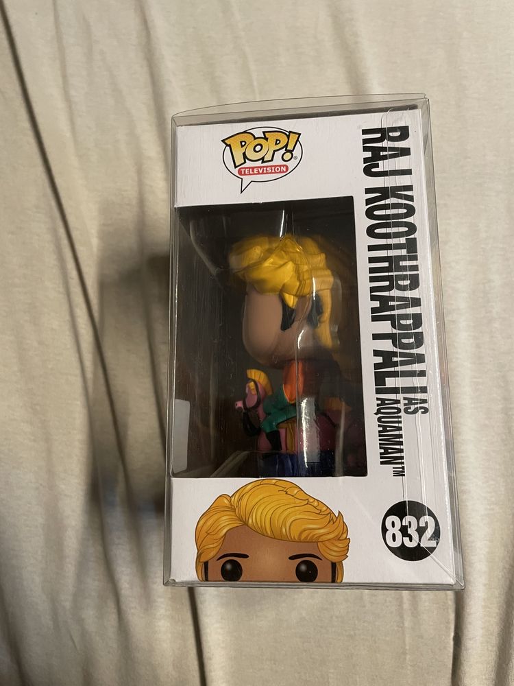 Funko pop limited edition raj koothrappali as aquaman