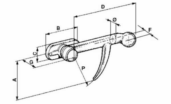 Piese remorca agri carlig remorcare bolt inchidere intinzator