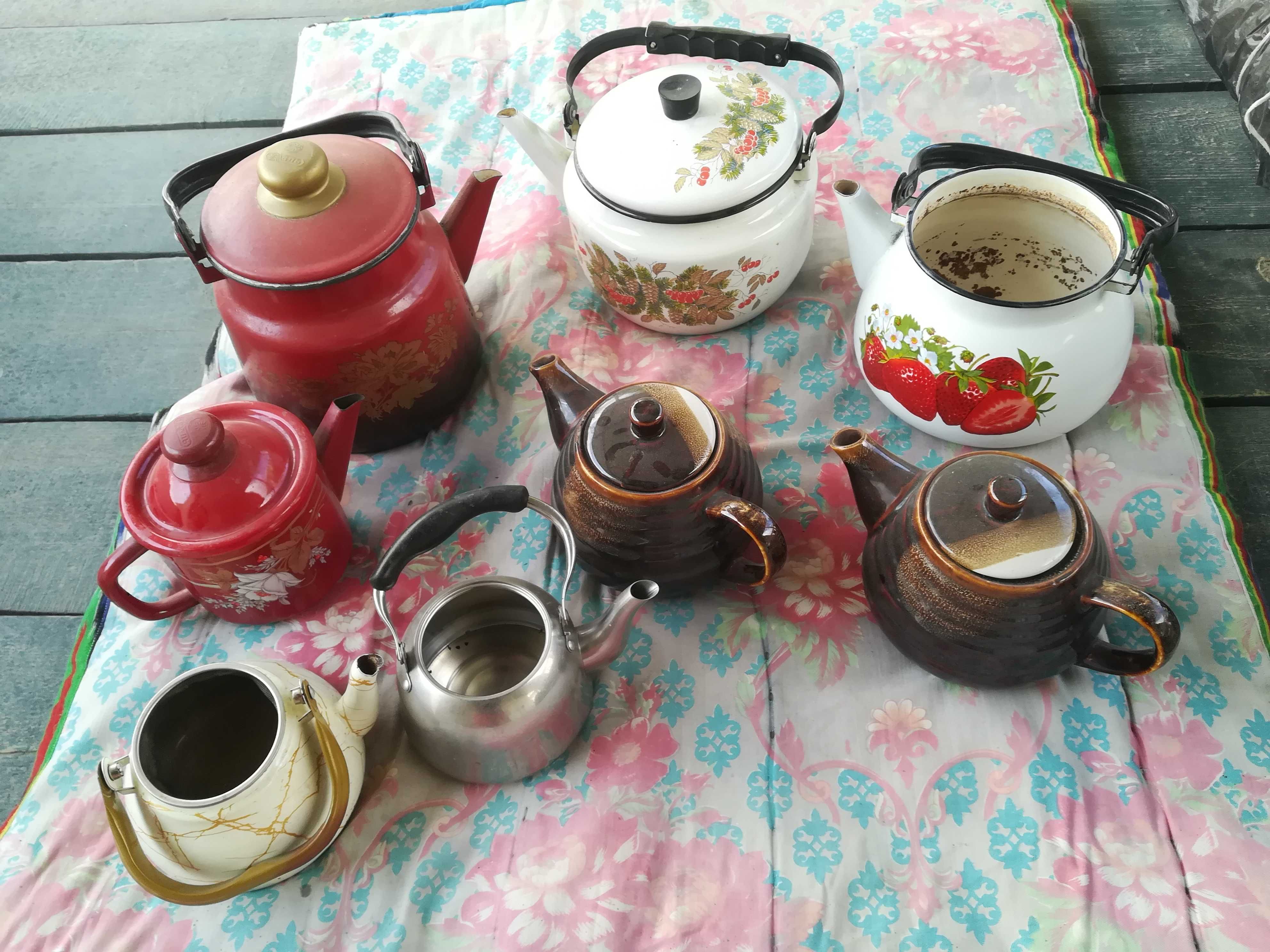 Чайники разных размеров