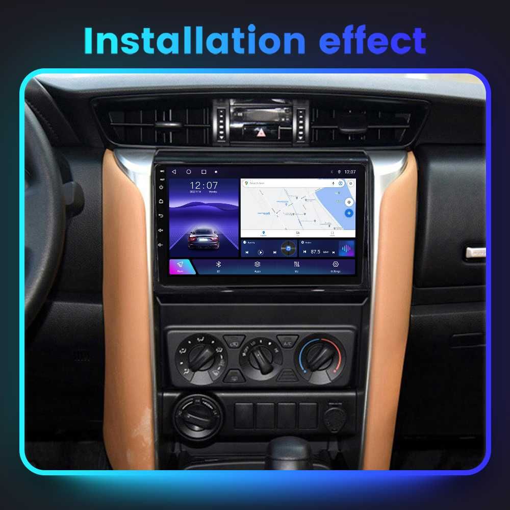 NAVIGATIE Android 14 Toyota Fortuner 2 2015 1/8 Gb Waze CarPlay CAMERA