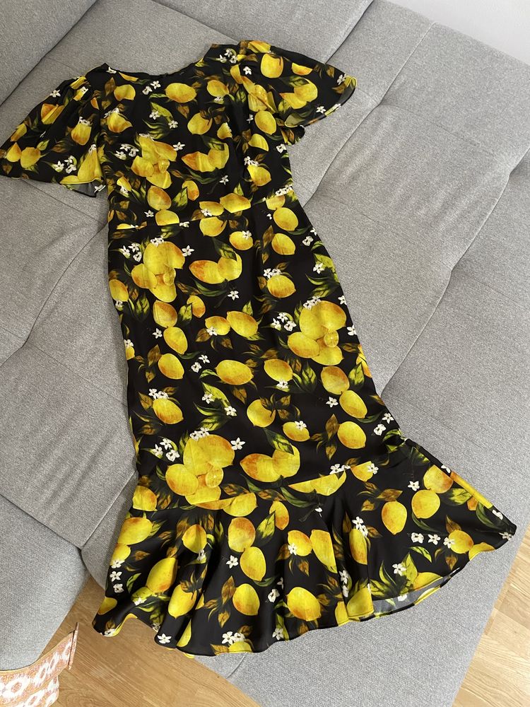 Rochie ocazie DG 100% dublu matase M noua