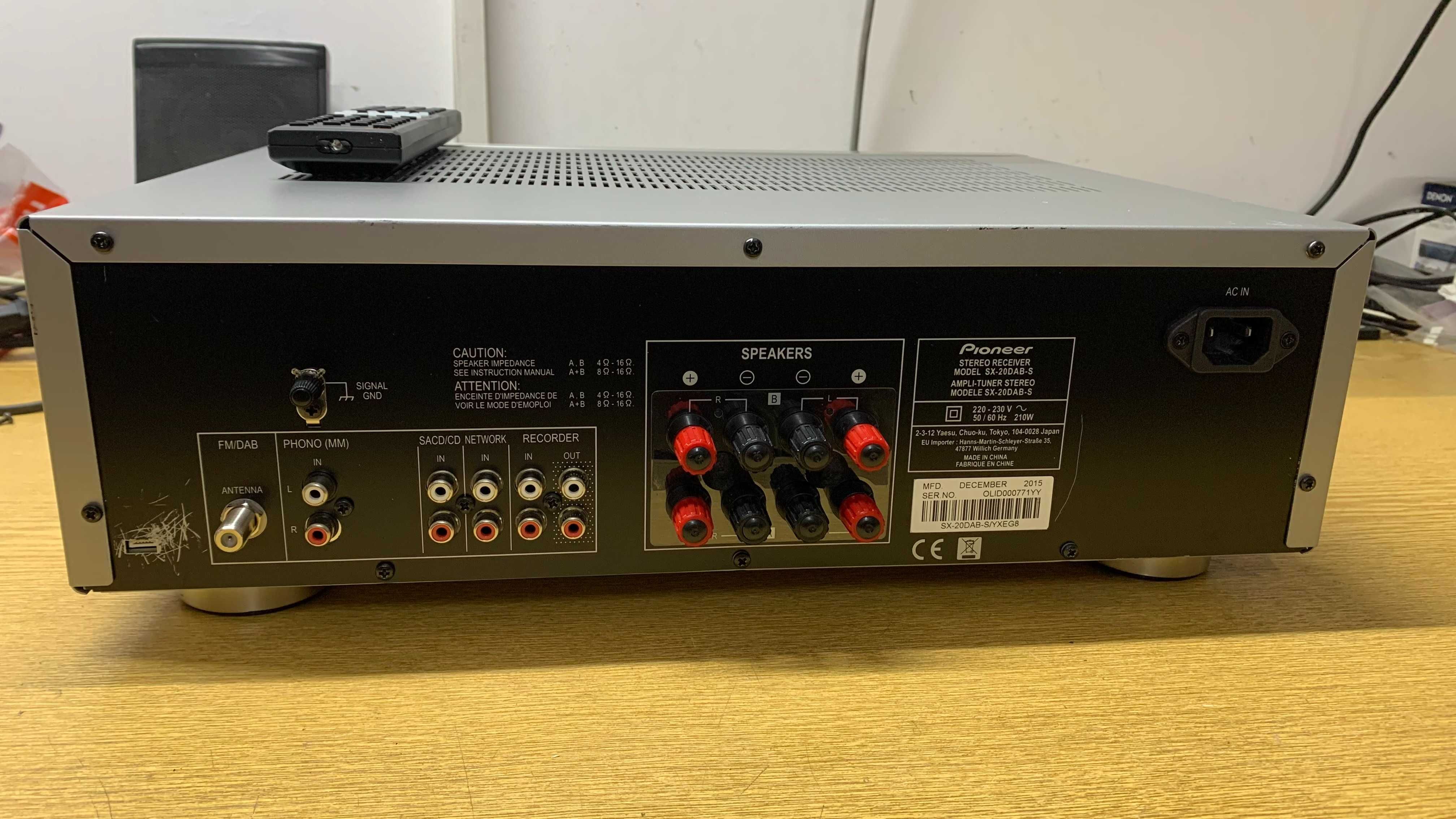 Receiver stereo Pioneer SX-20DAB+ / SX-20-S