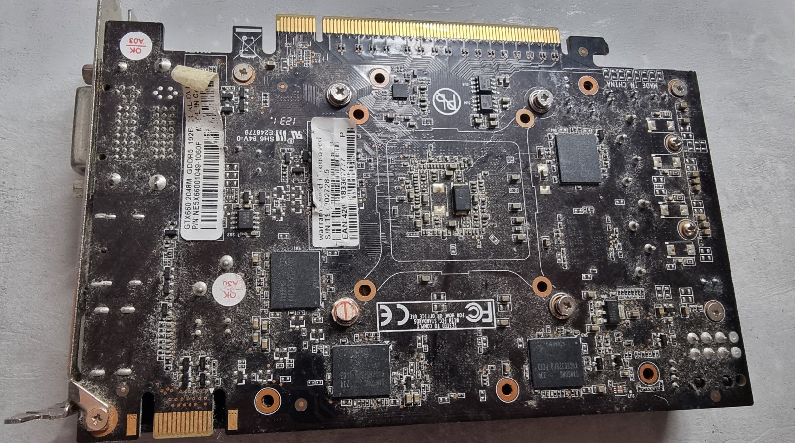 Видеокарта Gainward  GTX 660 2 GB DDR5