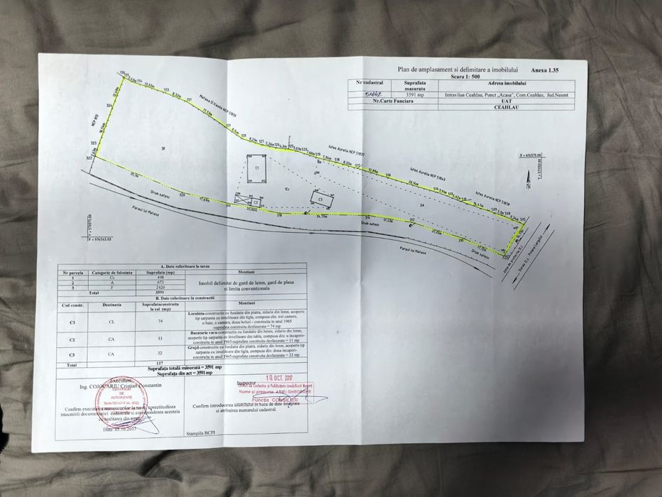 Teren și casă de vânzare în Ceahlău