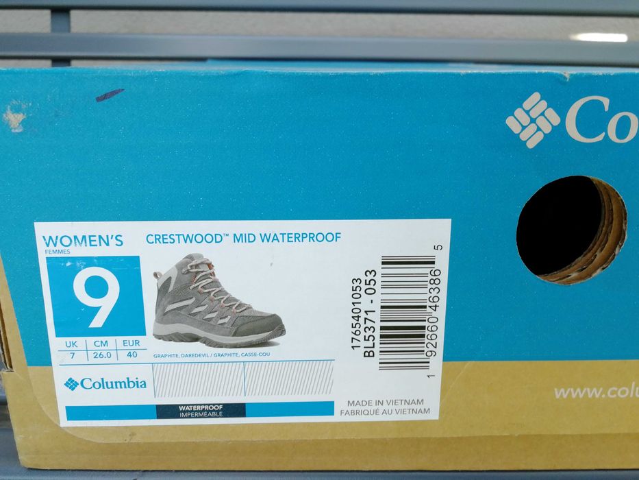 Bocanci impermeabili Columbia Crestwood Mid 40 dama