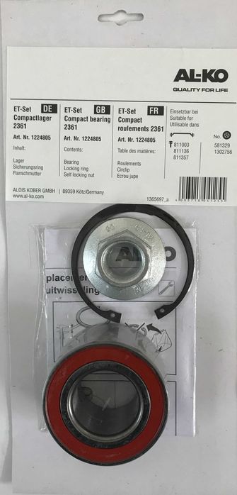 Rulment Remorca Platforma Peridoc Rulote AL-KO compact de la 750kg