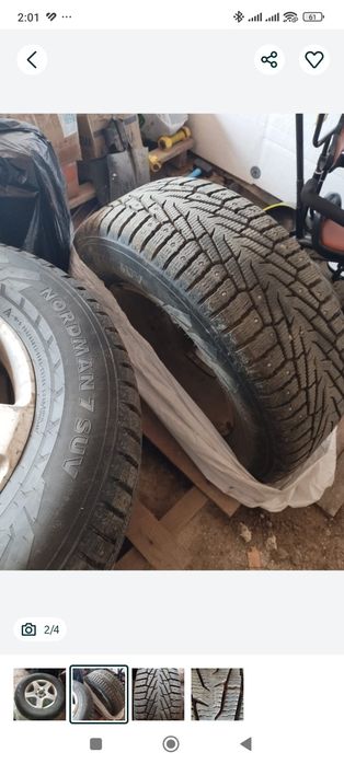 Шипованные шины 265/65/17 NOKIAN