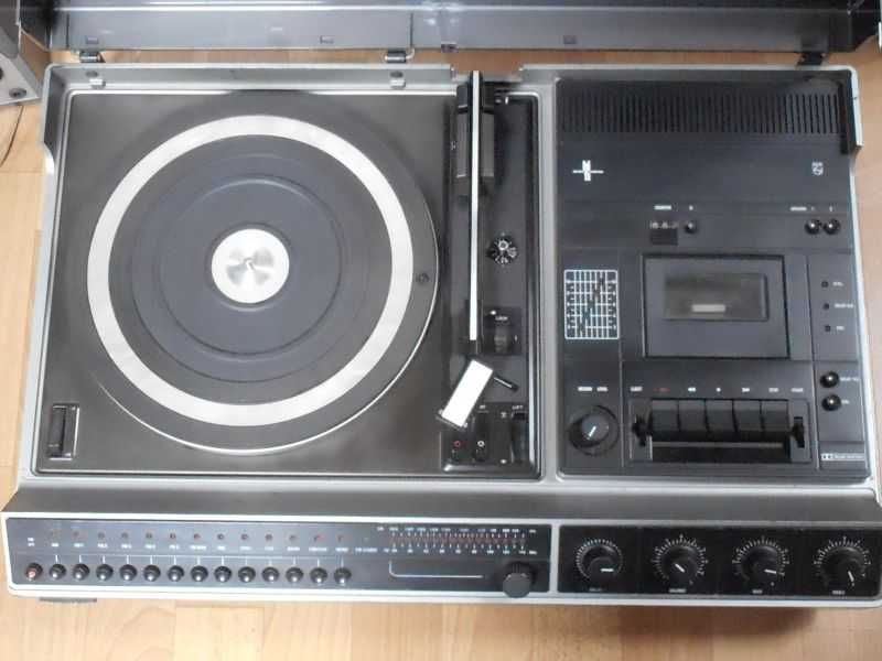 Philips SX6987 = combina HIFI - radio, casetofon, picup, boxe, manual