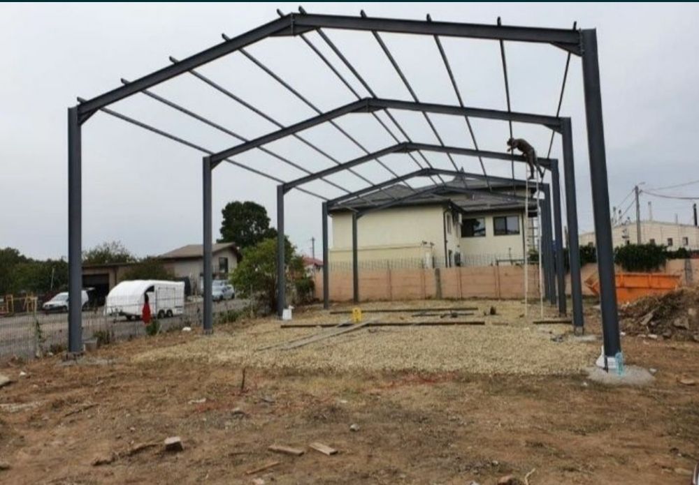 Vand si construiesc o gama larga de hale sau structuri metalice noi ne