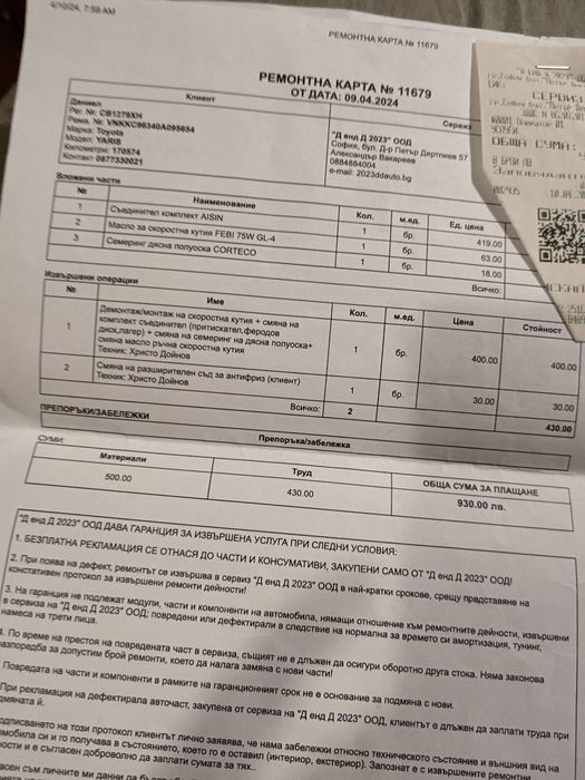 Тойота Ярис 2007