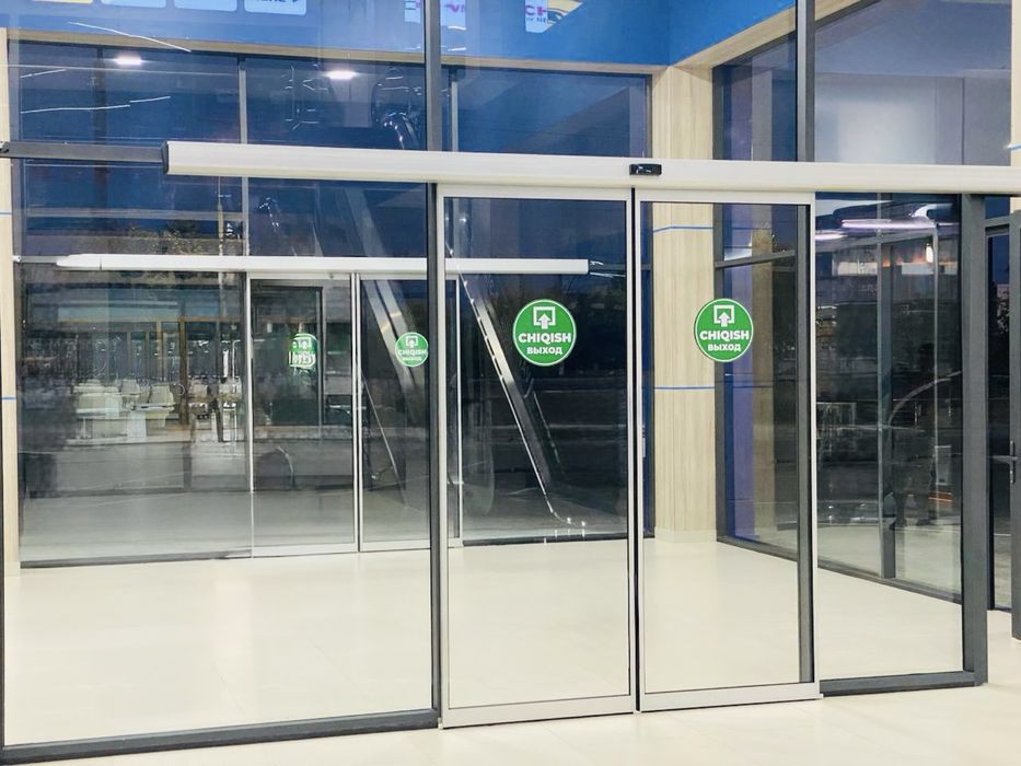 Сенсорные двери / Sensorli avtomatik eshiklar / Zamonaviy kirish tizim