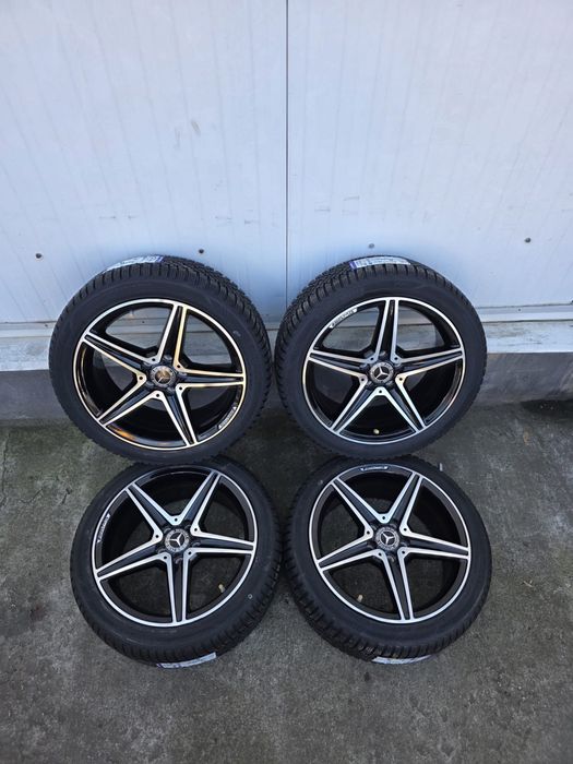 Roti noi de iarna Mercedes C-class R18 in doua latimi DOT2025