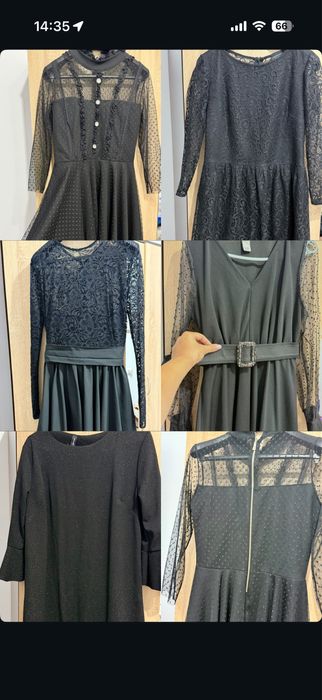 Вечерни черни рокли за сезона