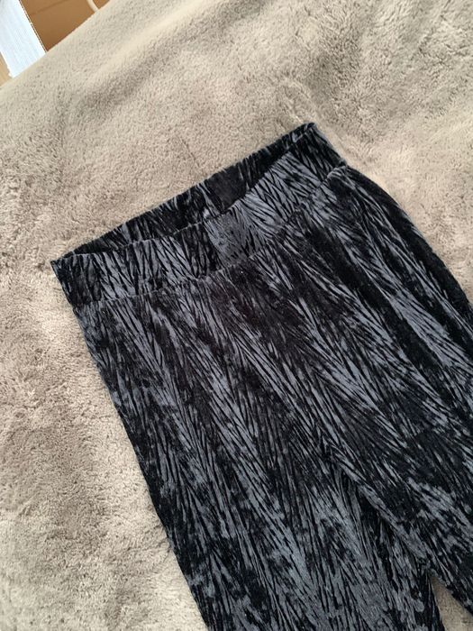 zara pantaloni catifea lungi eleganți