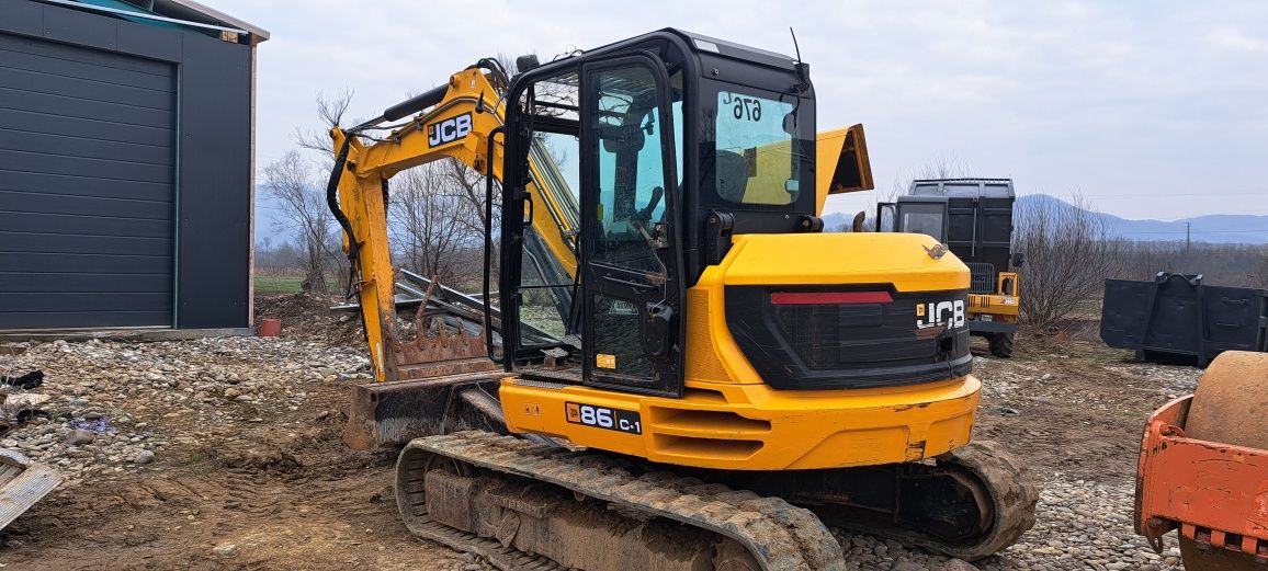 Excavator jcb 86 C1 2015 6500 ore 9 tone variante/schimb utilaje