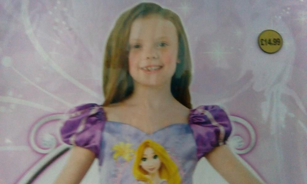 Рокля Disney pricess - Rapunzel за момиче 3-4 годишна възраст