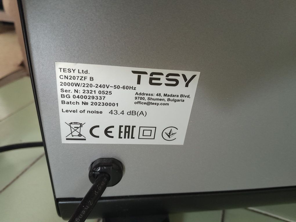 Конвектор TESY CN 207 ZF B.