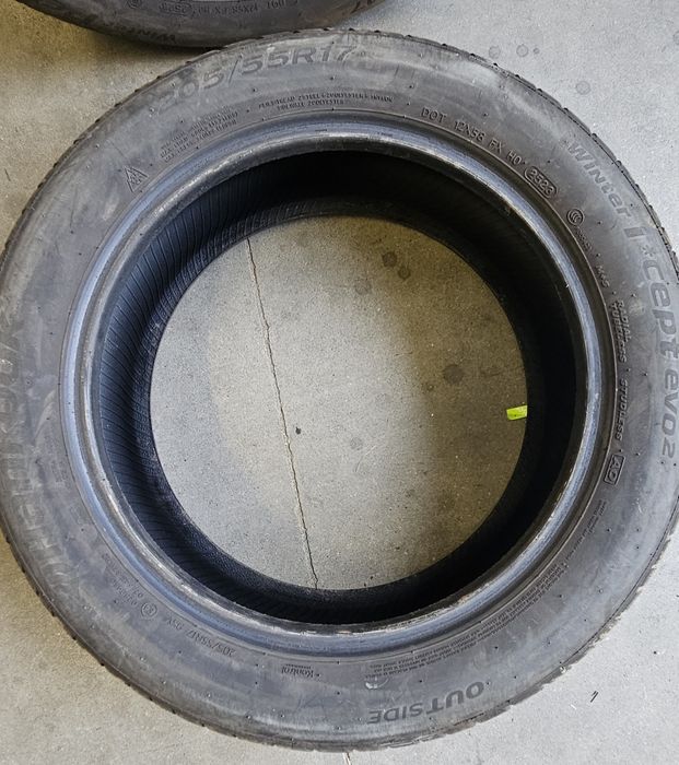 Set 4 anvelope iarnă - Hankook 205/55/17 - dot an 2023/săpt 25