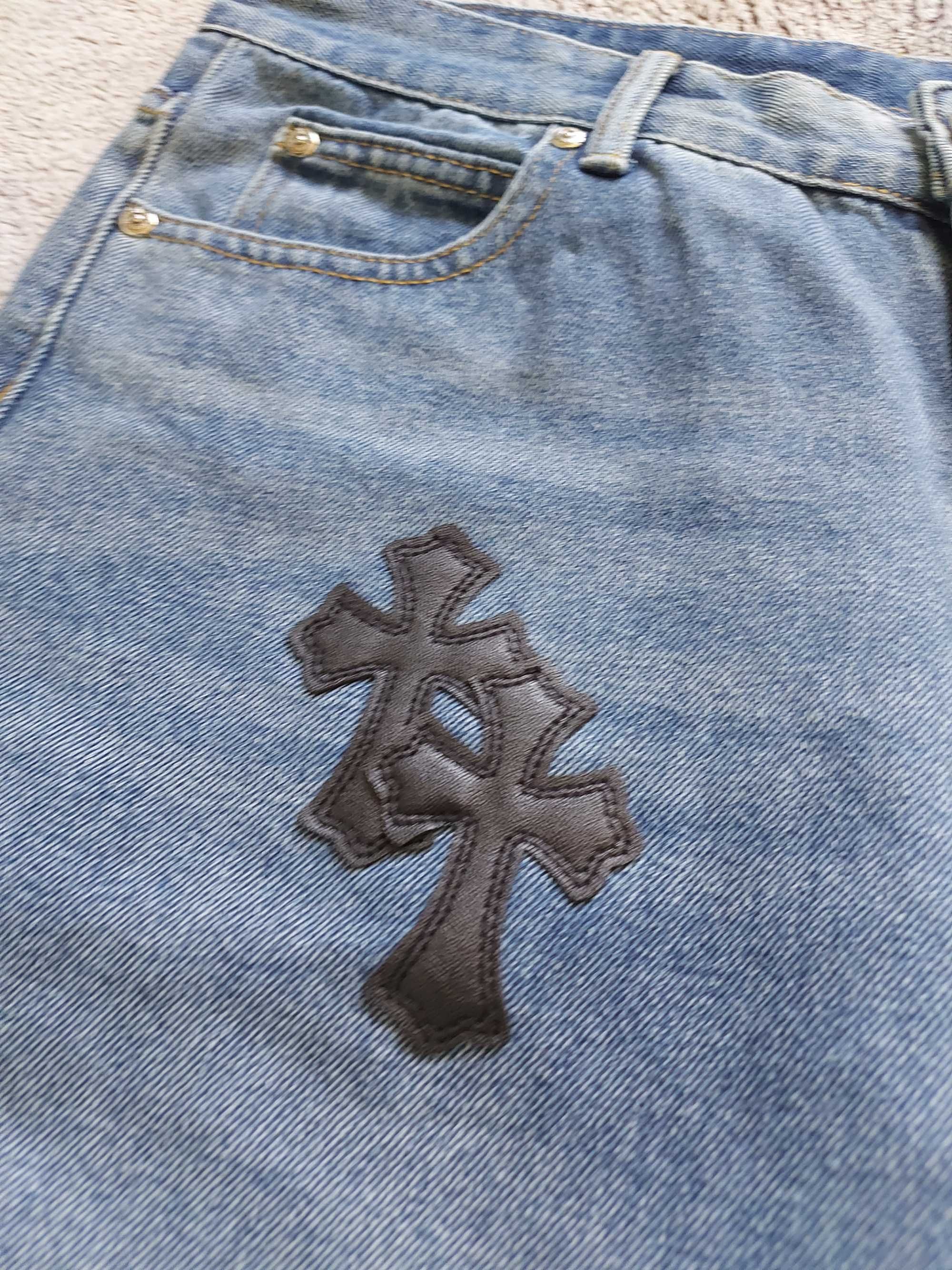Мъжка дънки Chrome Hearts - размер 36 (XL)