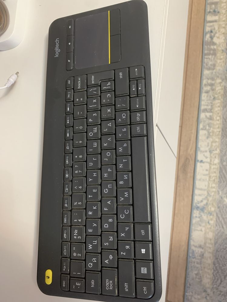 Клавиатура logitech k400+, беспроводная