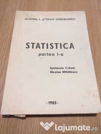 Statistică - partea I