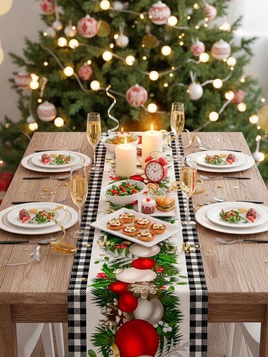 Новогодние раннеры и скатерти из качественного материала