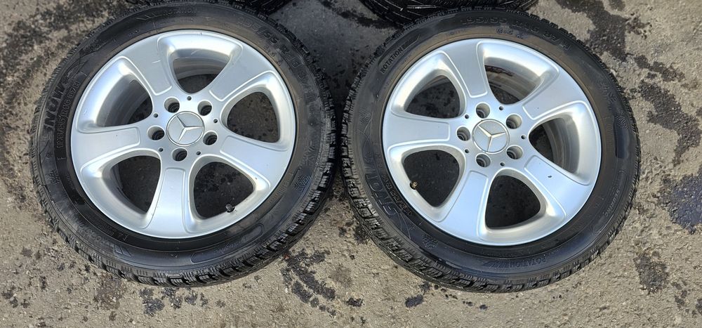 Jante aluminiu cu anvelope de iarna 195/55R16