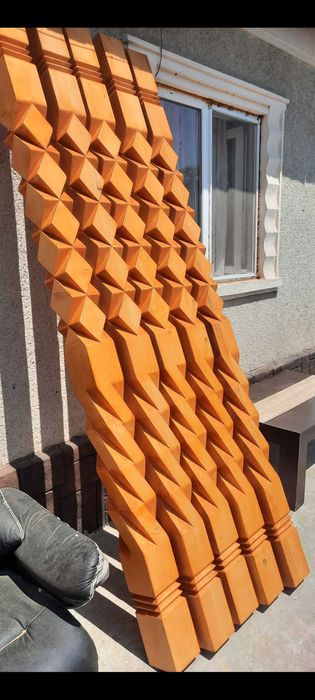 Stâlpi foișor,terasă