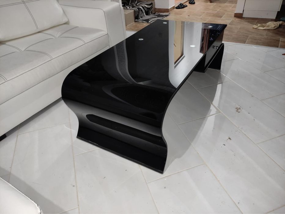 Холна маса от черно стъкло ЯВОР