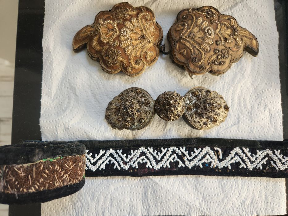 Винтидж пафти с колан турски 18 век