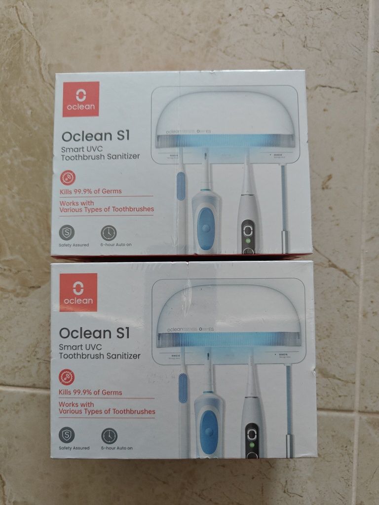 Sterilizator periuta de dinti Oclean S1, White, lampa UVC-LED