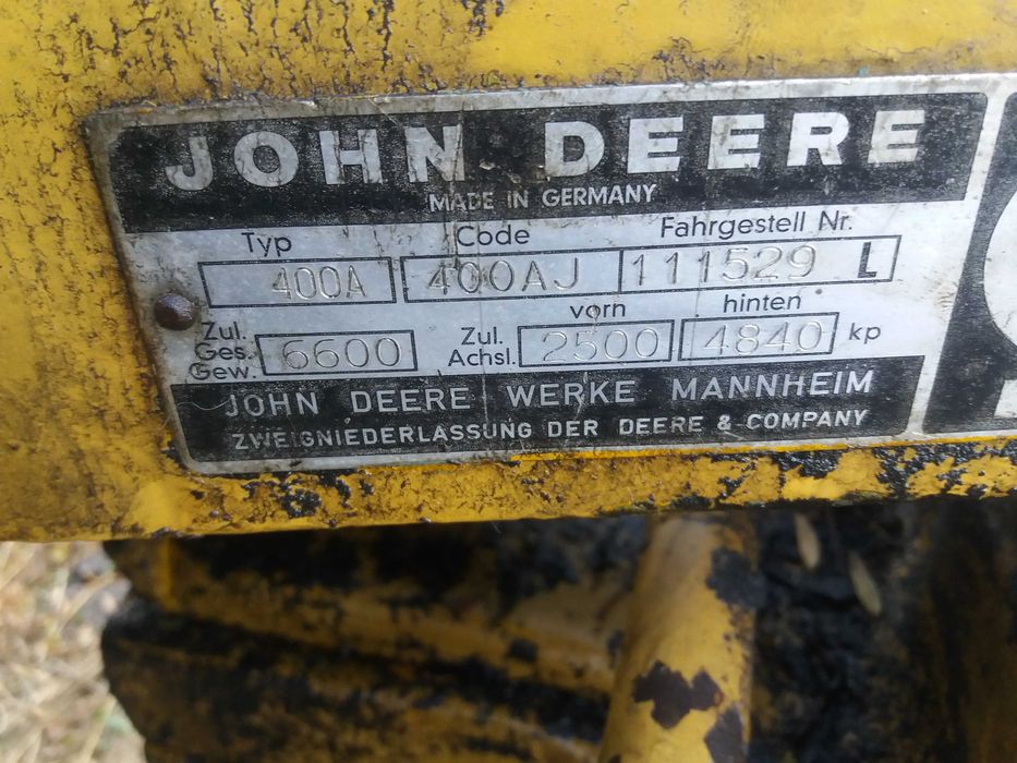 Dezmembrez John Deere 3130, Dezmembrez Buldo John Deere 410A
