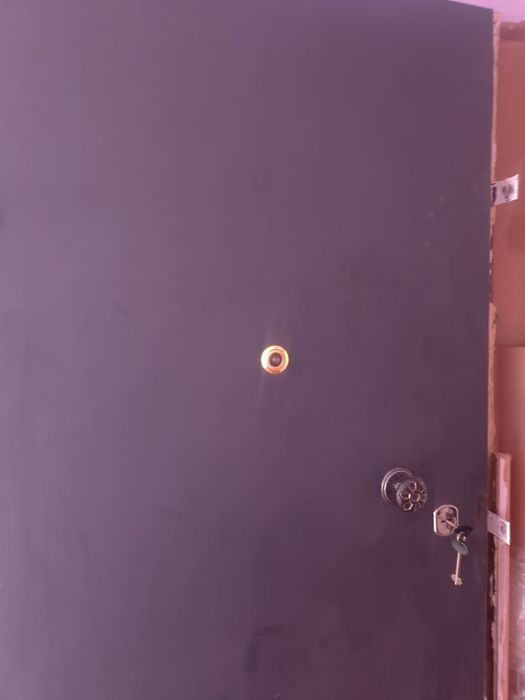 Входная железная дверь б/у 20 тыс.тг.