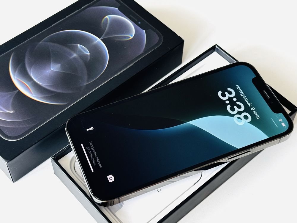 Iphone 12 Pro 256GB Graphite 100% Батерия! Гаранция 6 месеца