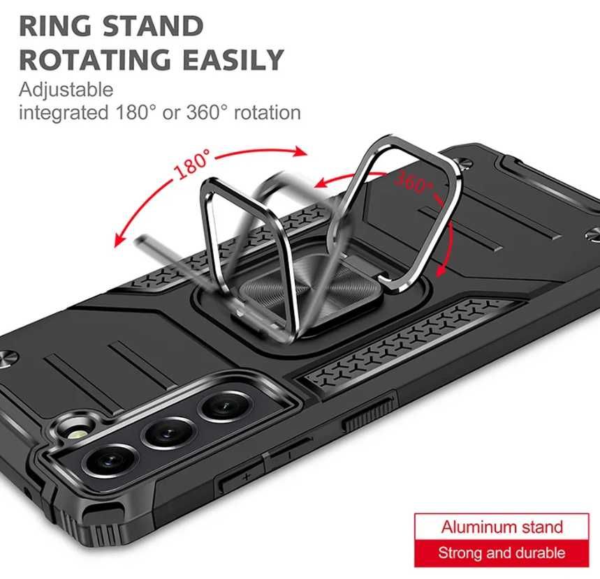 Противоударен кейс със стойка Samsung A15 A25 S23 FE A14 A54 A53 S21FE