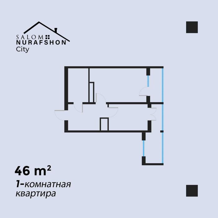 1 хонали хонадонлар хамйонбоп нархларда