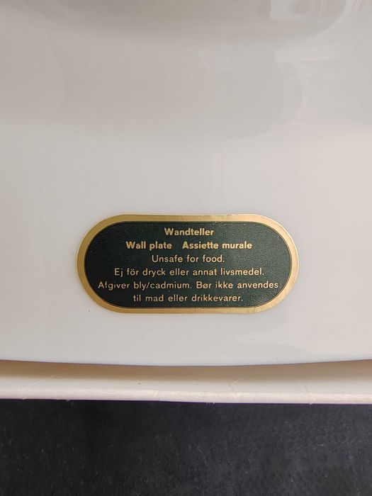 Немска коледна чиния с оригиналната кутия